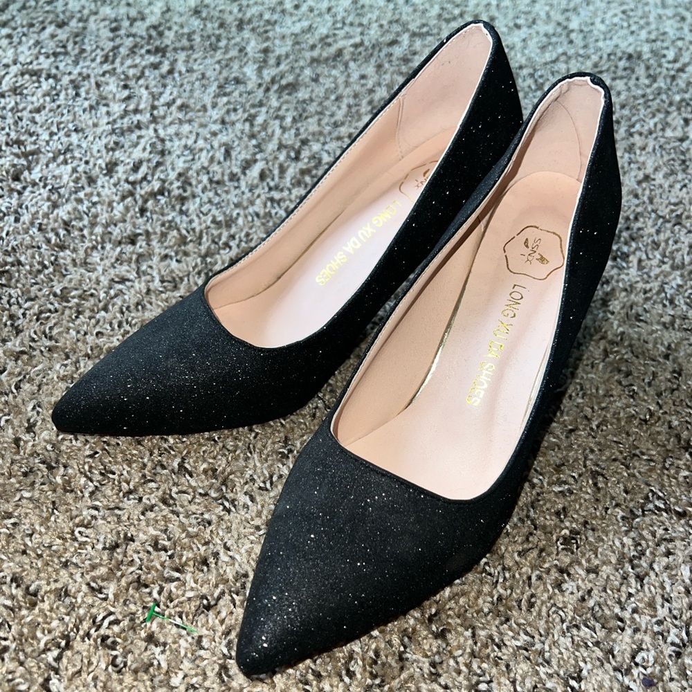 Black Stiletto Heels